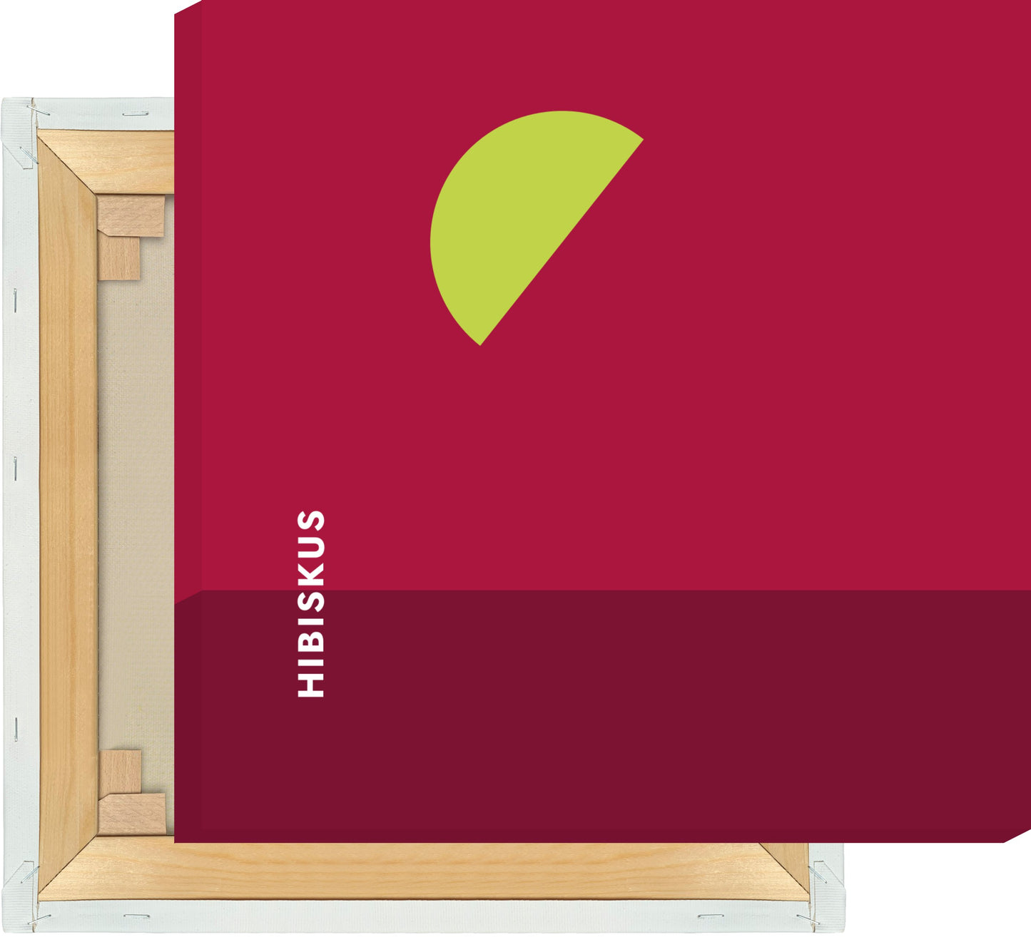 Leinwand Tee - Hibiskus