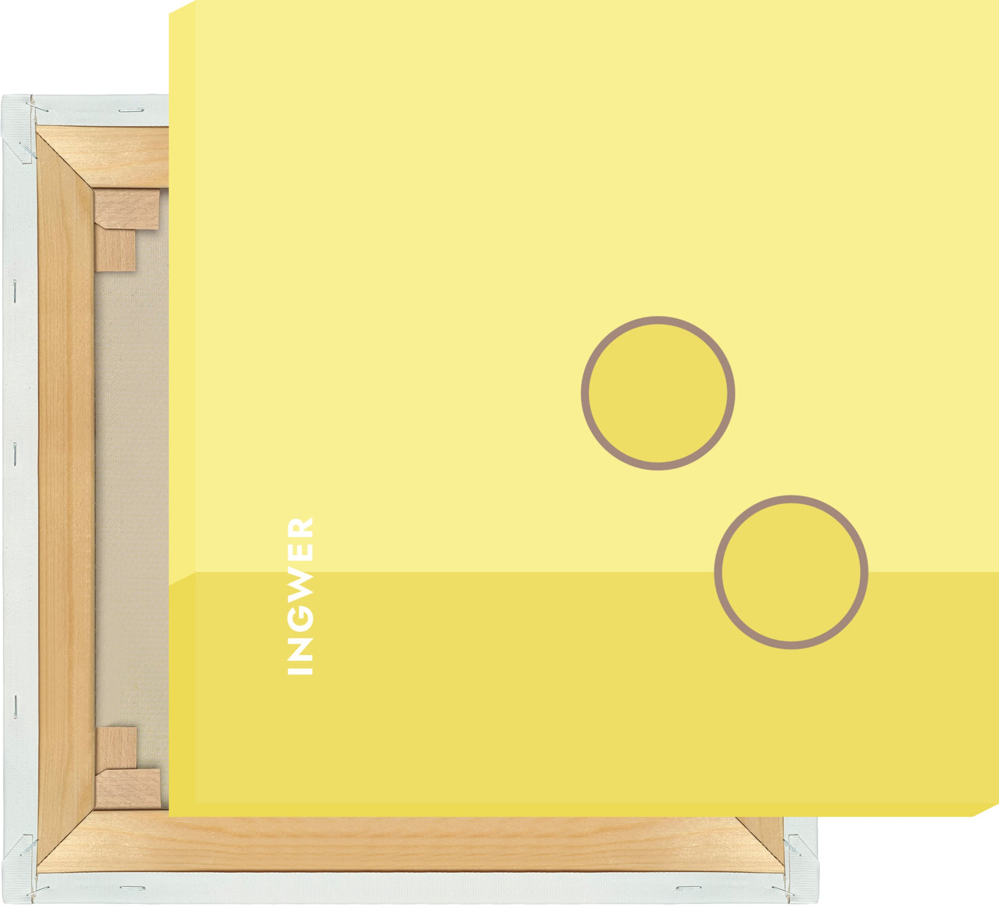 Leinwand Tee - Ingwer