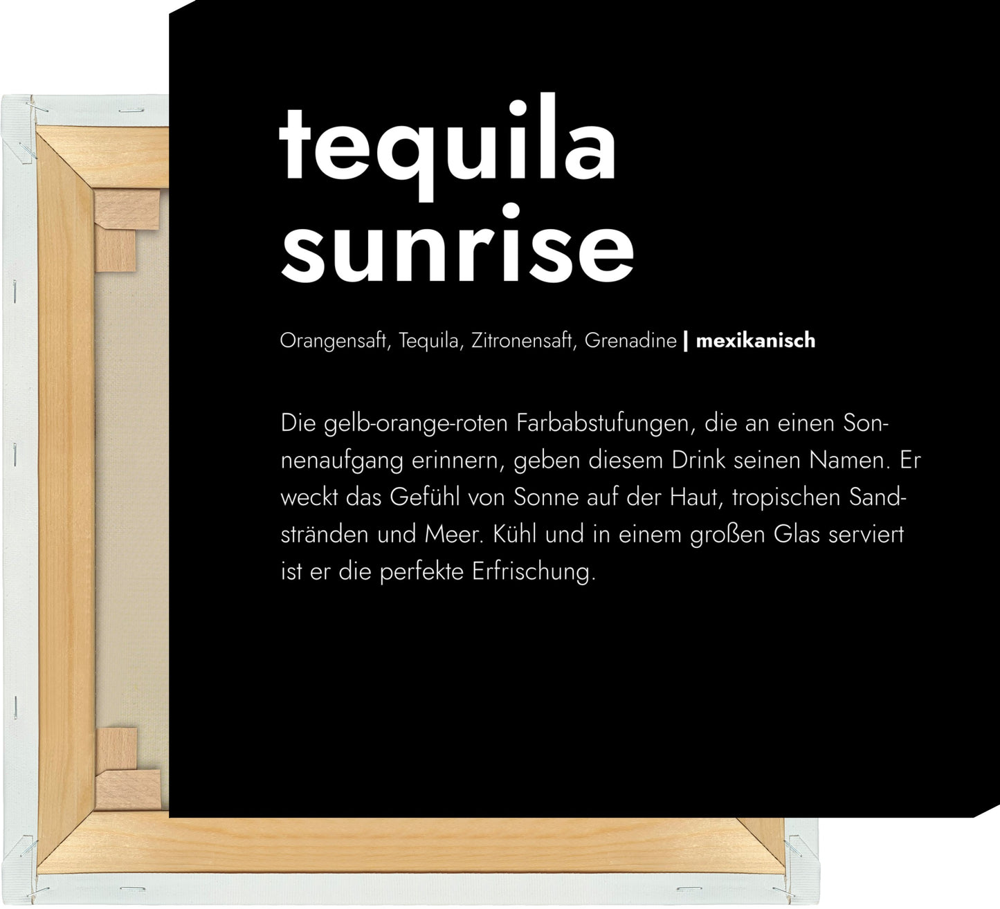 Leinwand Tequila Sunrise - Definition