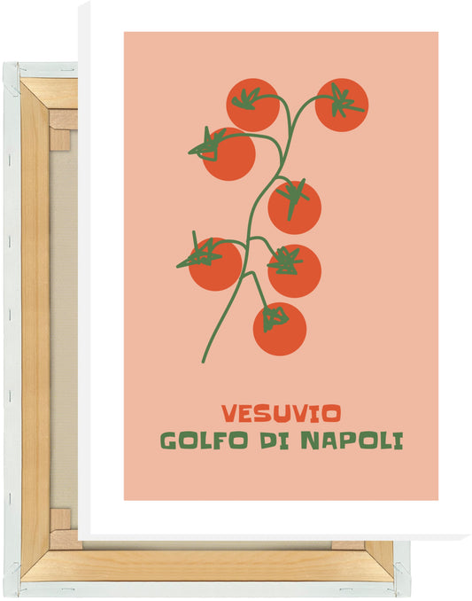 Leinwand Tomaten - Vesuvio Golfo di Napoli - La Dolce Vita Collection