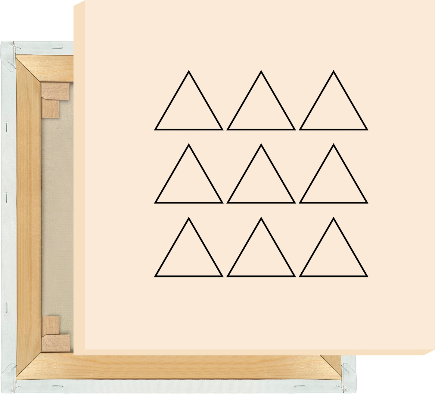 Leinwand Triangle Formation Outline