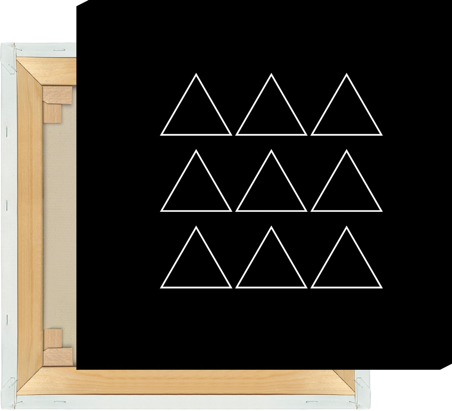 Leinwand Triangle Formation Outline