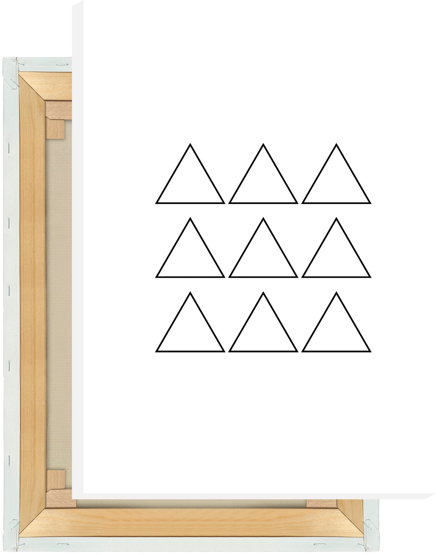 Leinwand Triangle Formation Outline