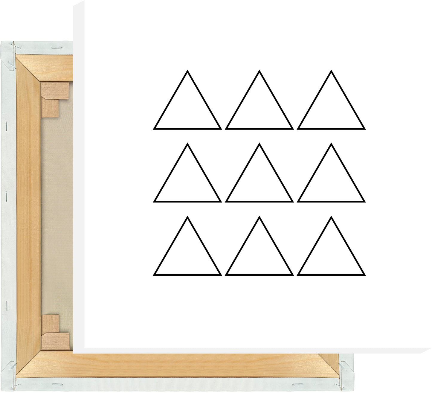 Leinwand Triangle Formation Outline