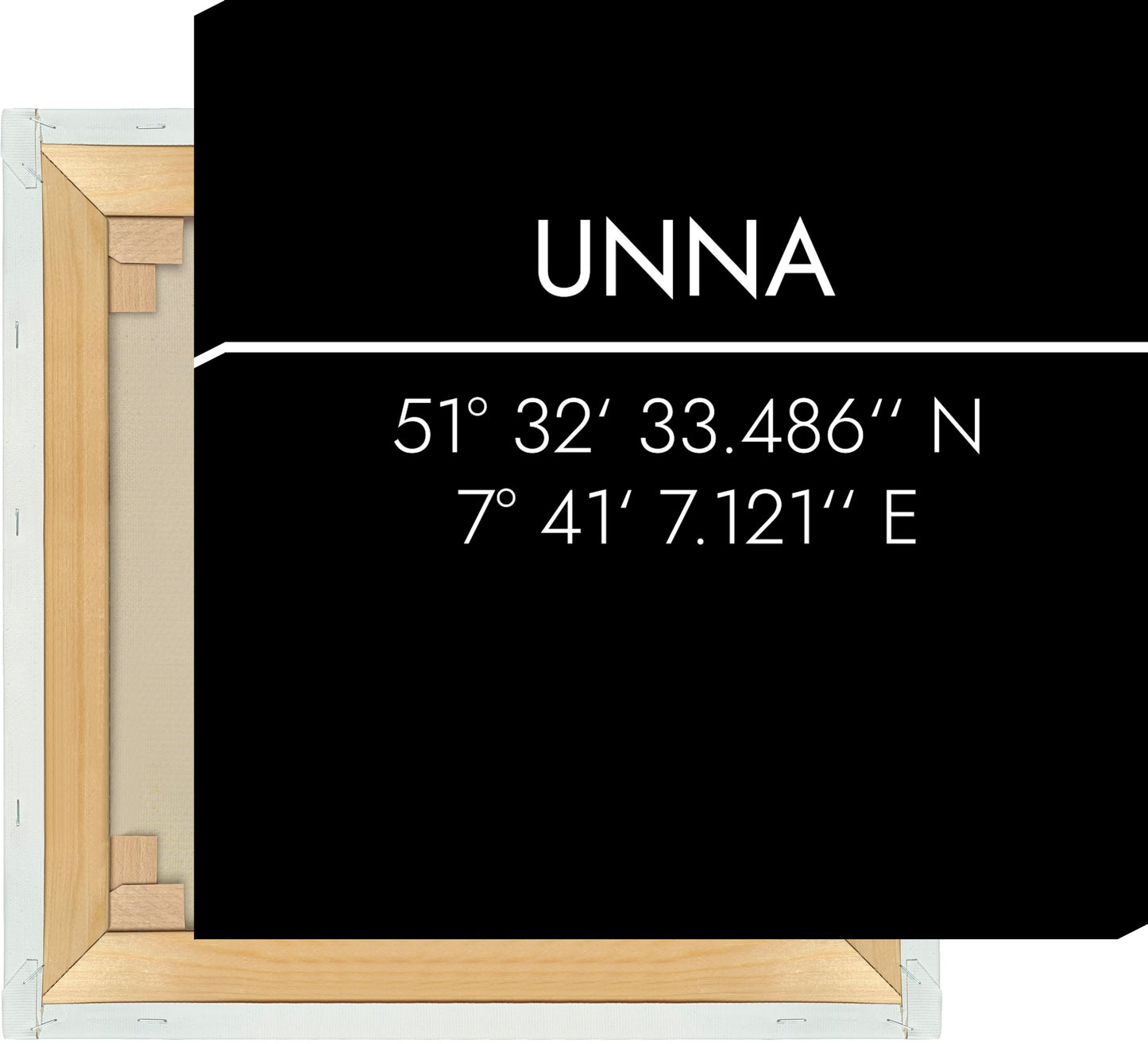 Leinwand Unna Koordinaten #2