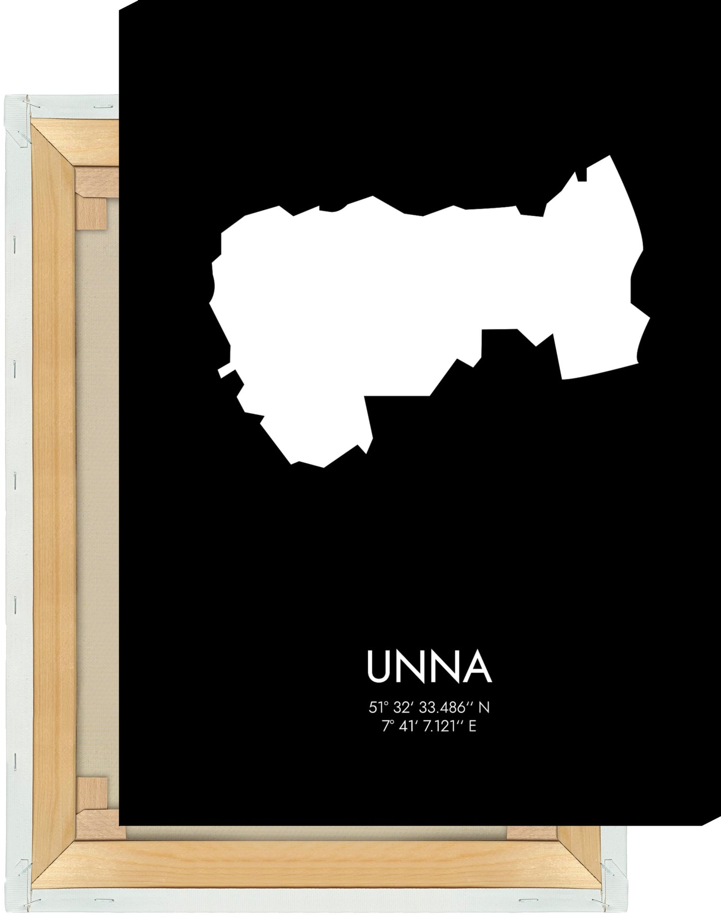 Leinwand Unna Koordinaten #3