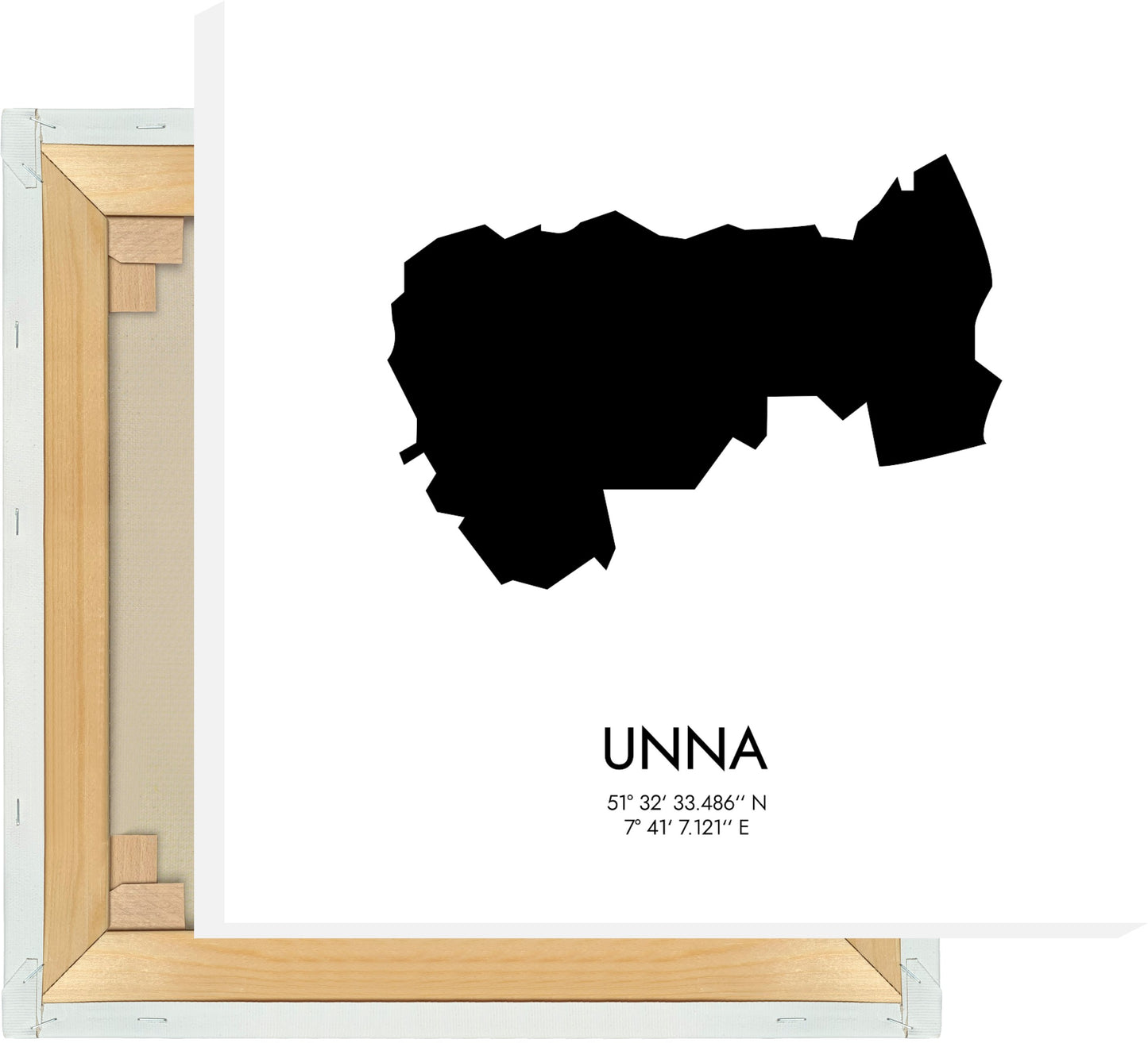 Leinwand Unna Koordinaten #3