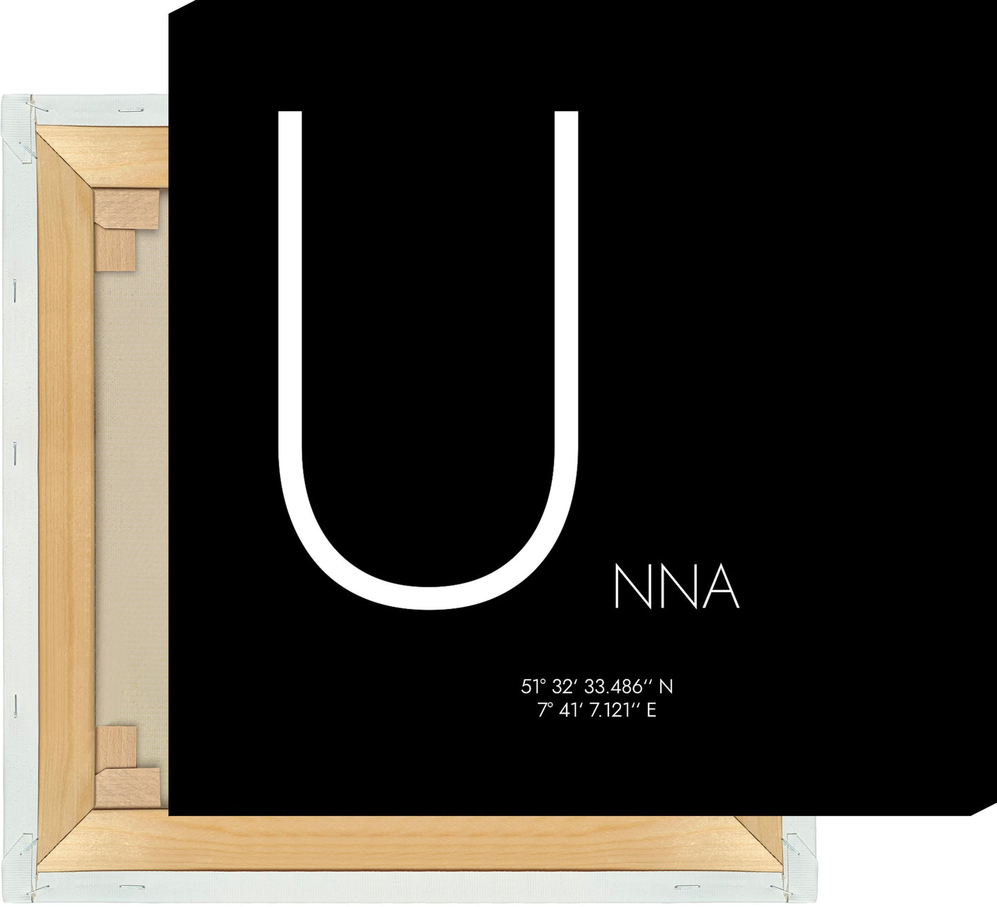 Leinwand Unna Koordinaten #4