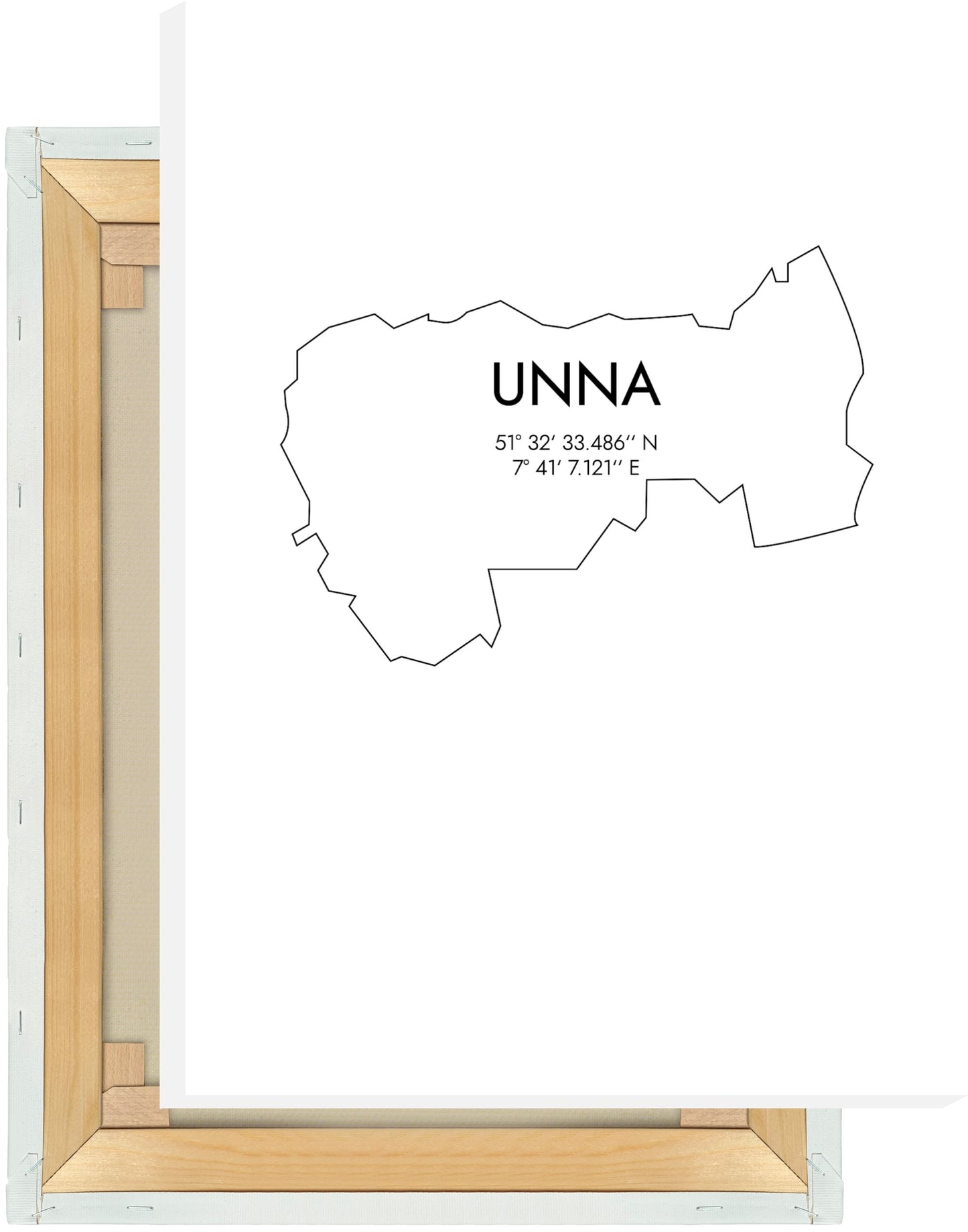 Leinwand Unna Koordinaten #7