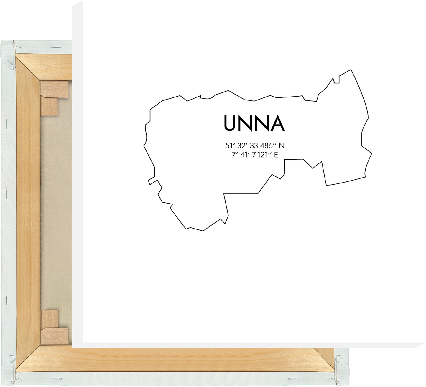 Leinwand Unna Koordinaten #7