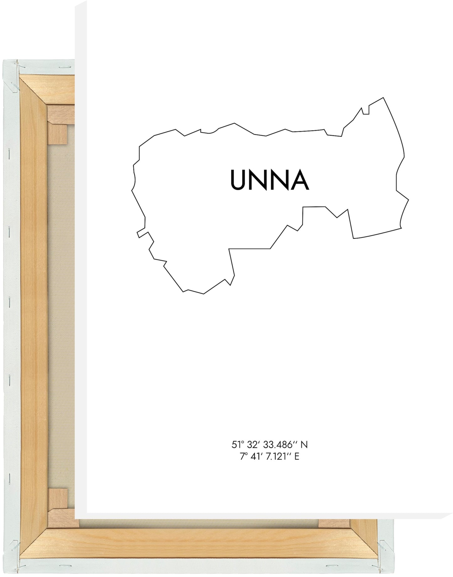 Leinwand Unna Koordinaten #8