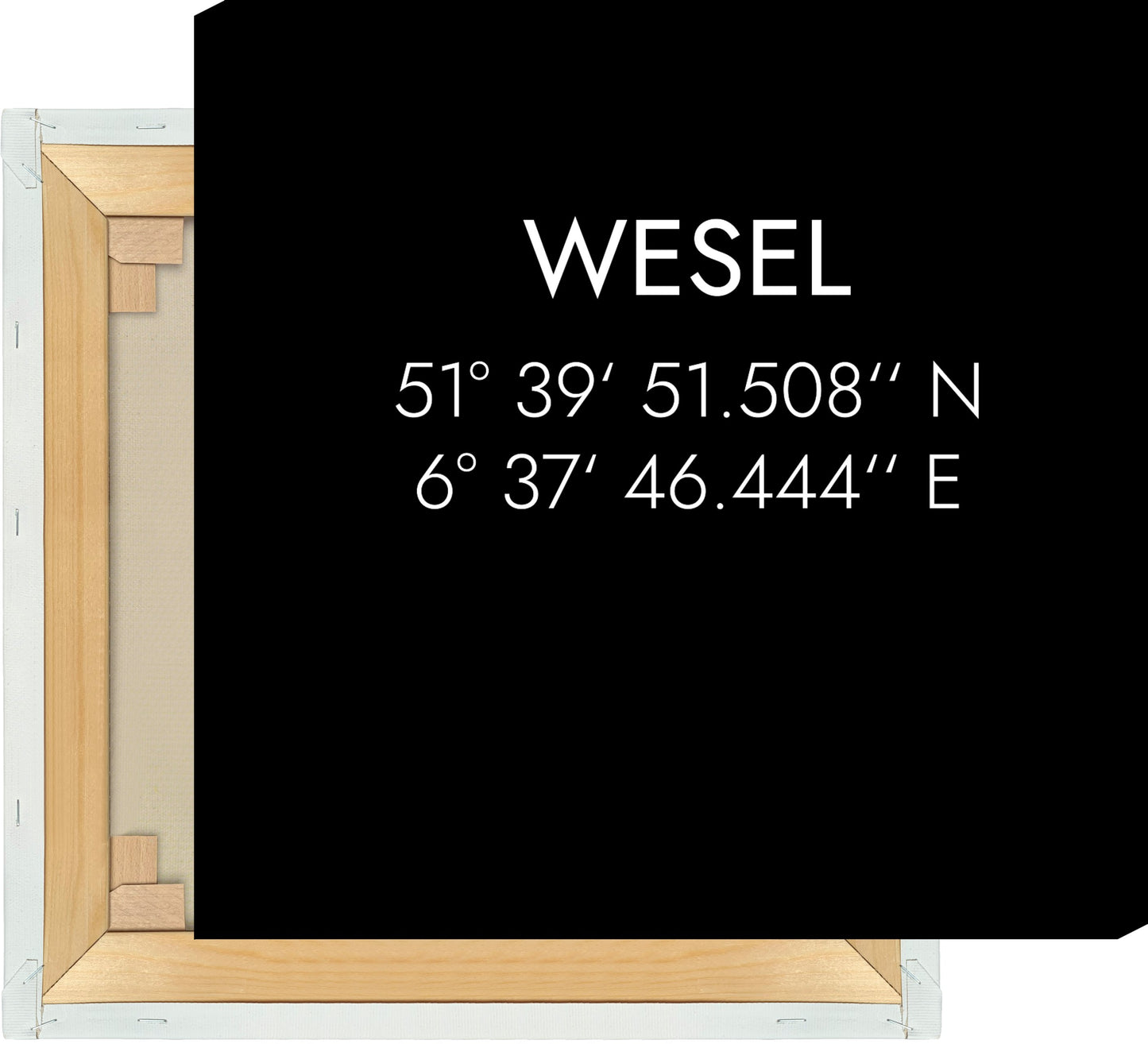 Leinwand Wesel Koordinaten #1