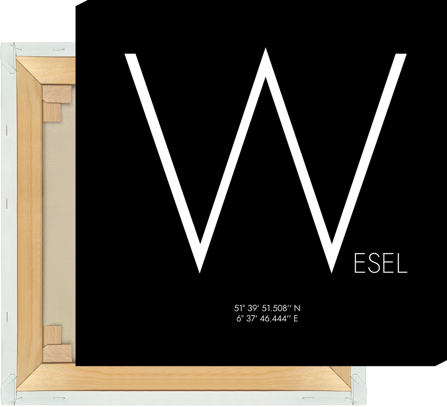 Leinwand Wesel Koordinaten #4