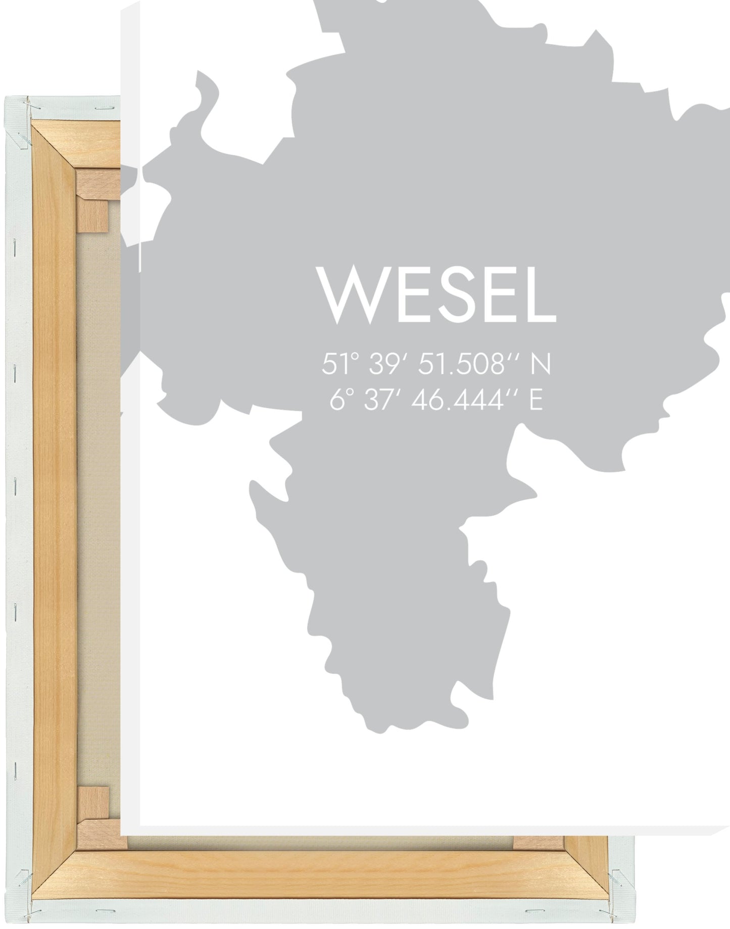 Leinwand Wesel Koordinaten #5
