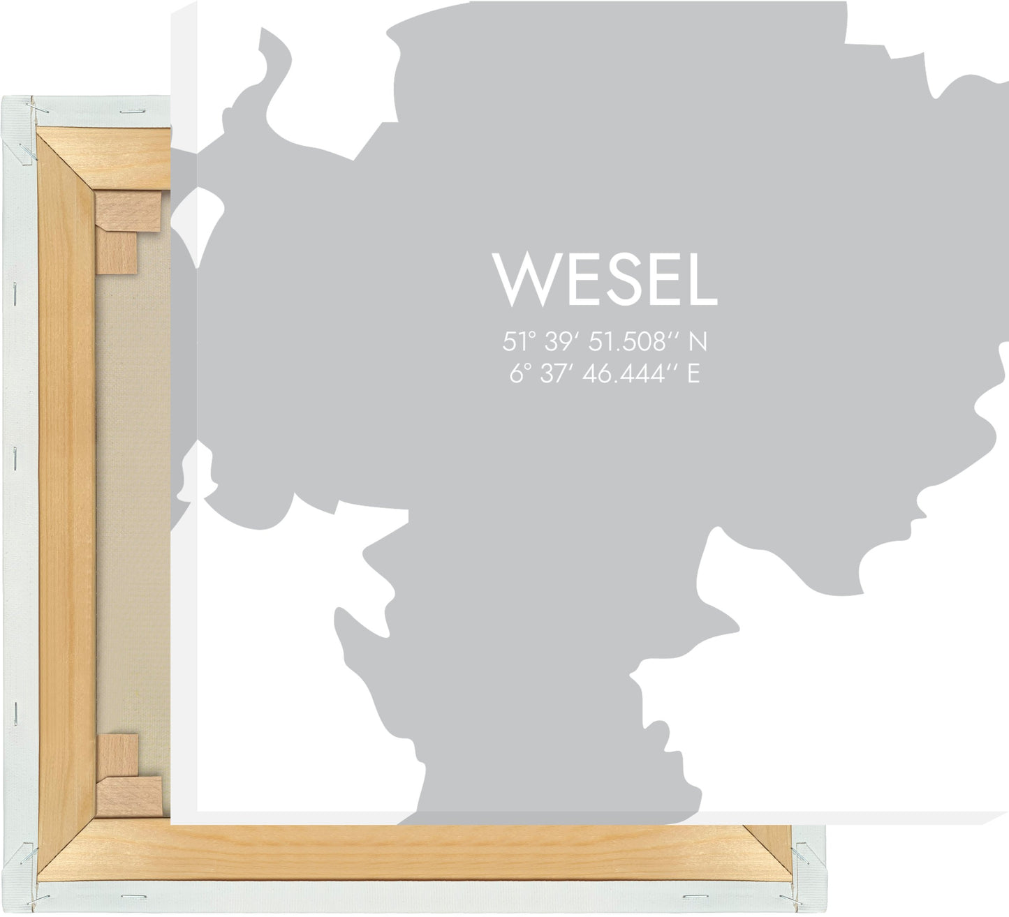 Leinwand Wesel Koordinaten #5