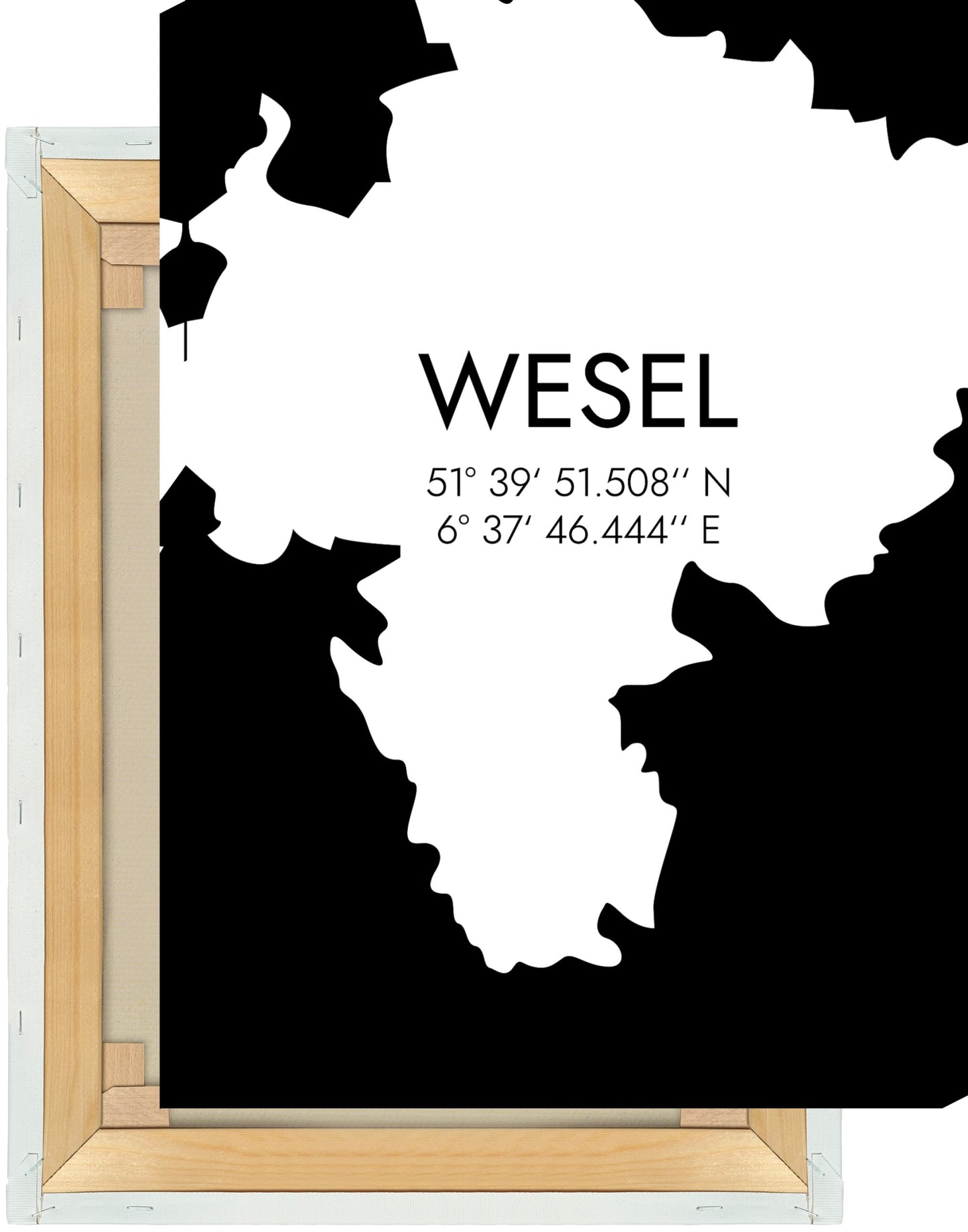 Leinwand Wesel Koordinaten #5