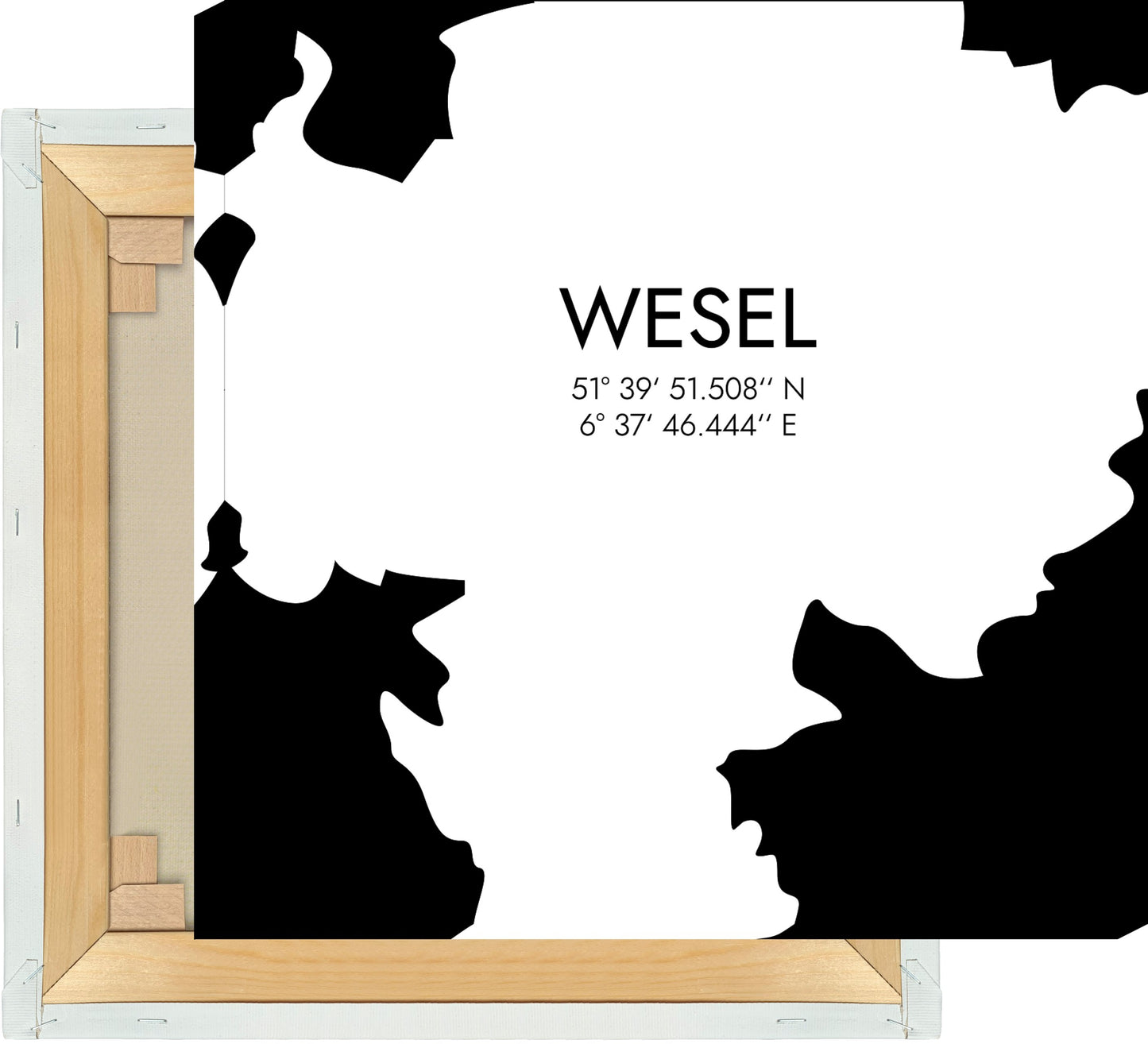Leinwand Wesel Koordinaten #5