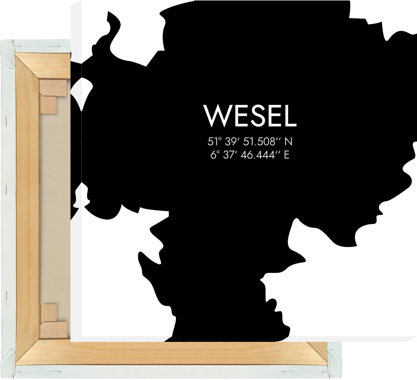 Leinwand Wesel Koordinaten #5
