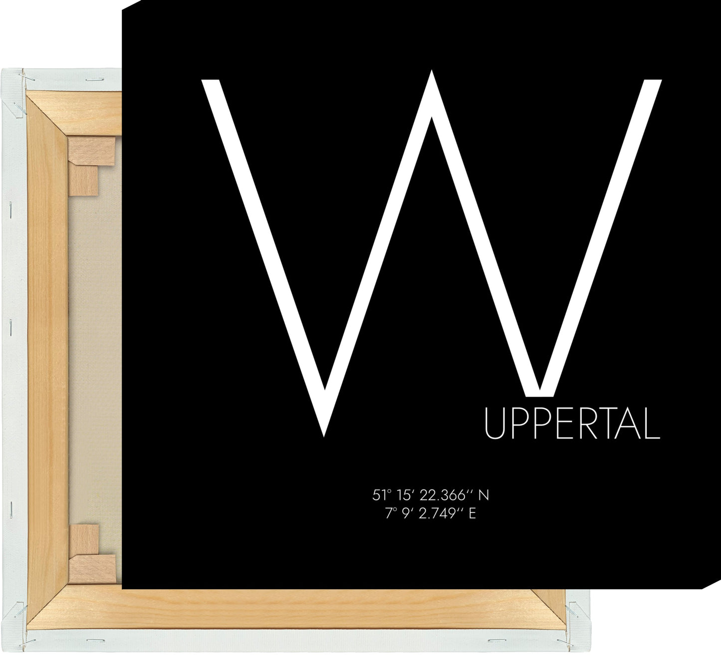 Leinwand Wuppertal Koordinaten #4