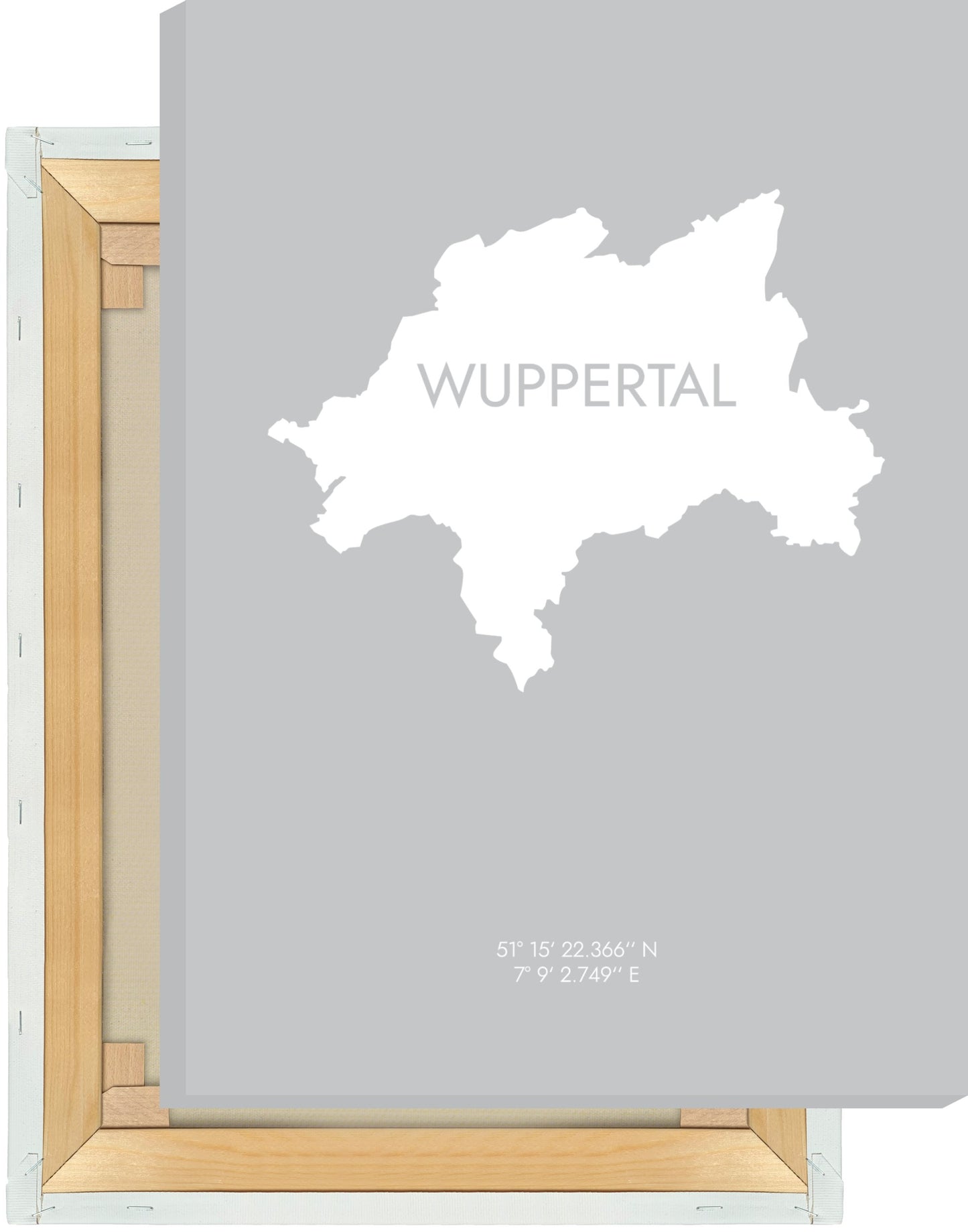 Leinwand Wuppertal Koordinaten #6