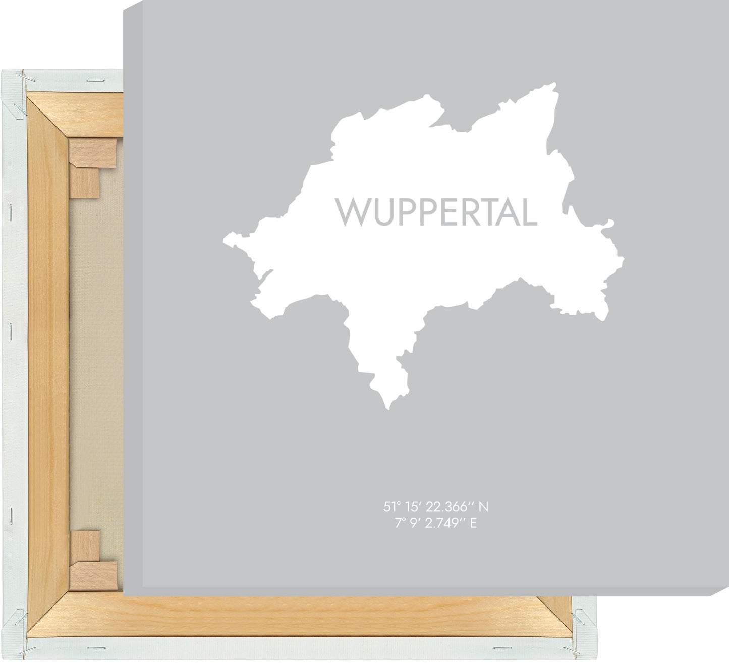 Leinwand Wuppertal Koordinaten #6