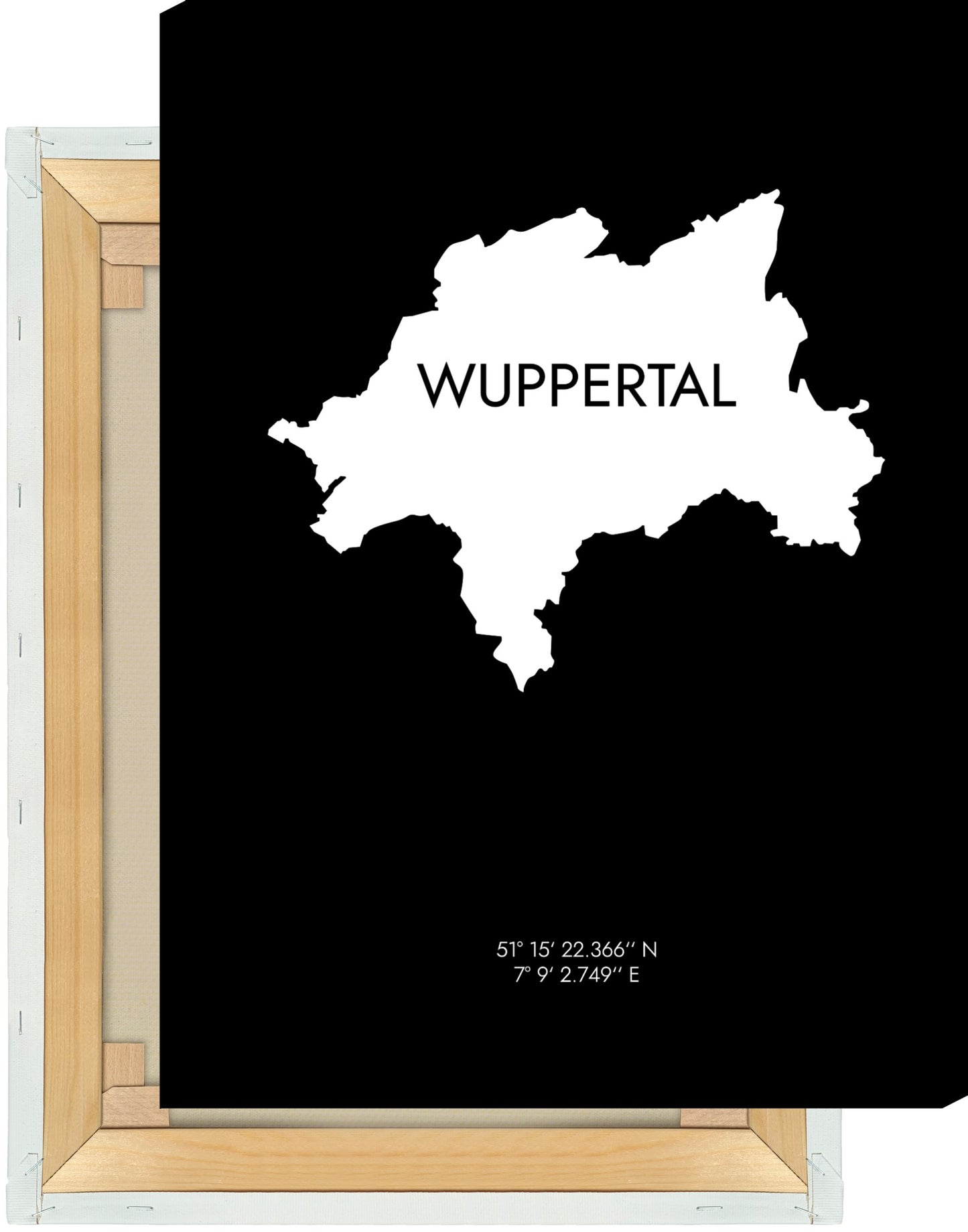 Leinwand Wuppertal Koordinaten #6