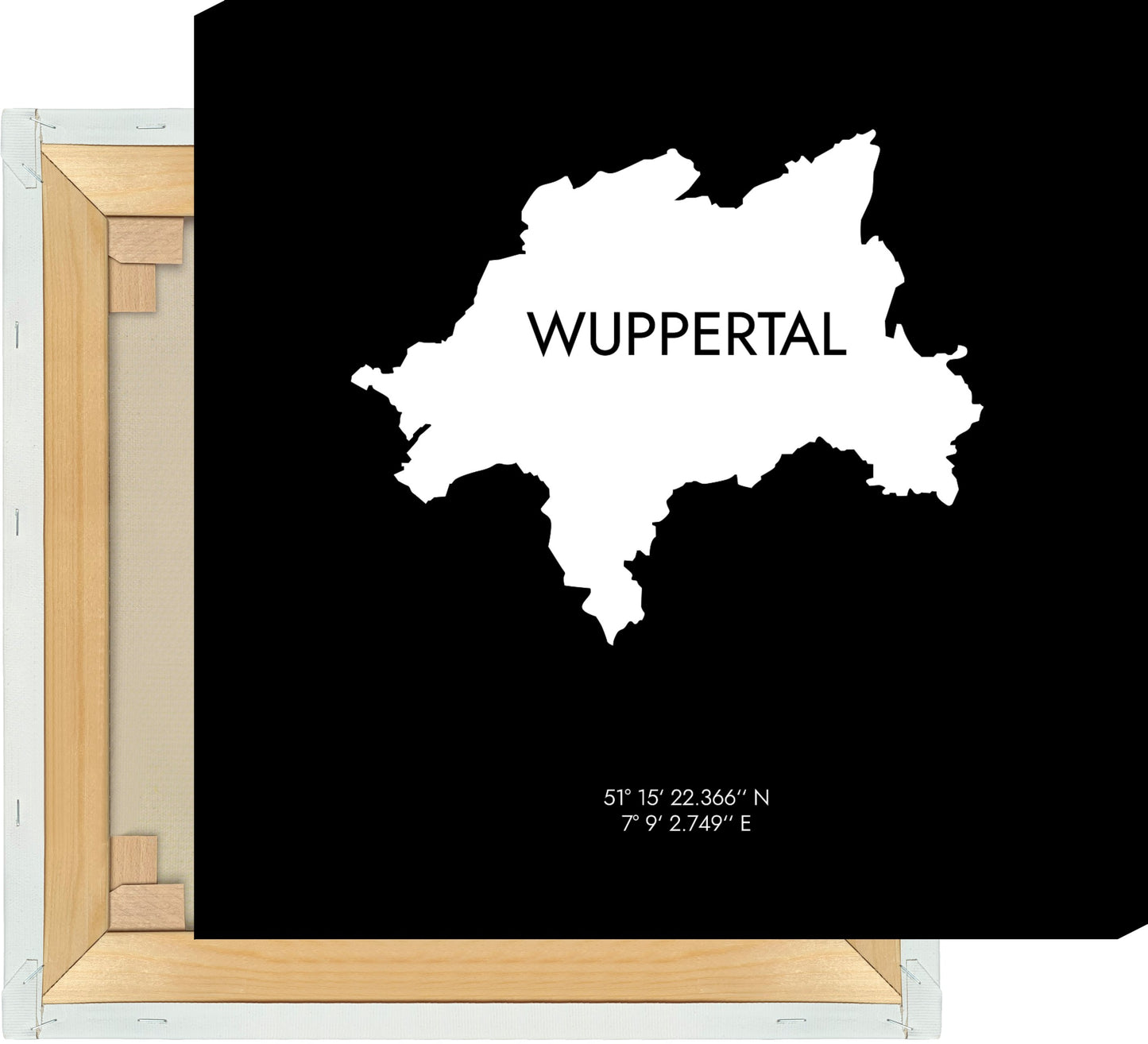 Leinwand Wuppertal Koordinaten #6