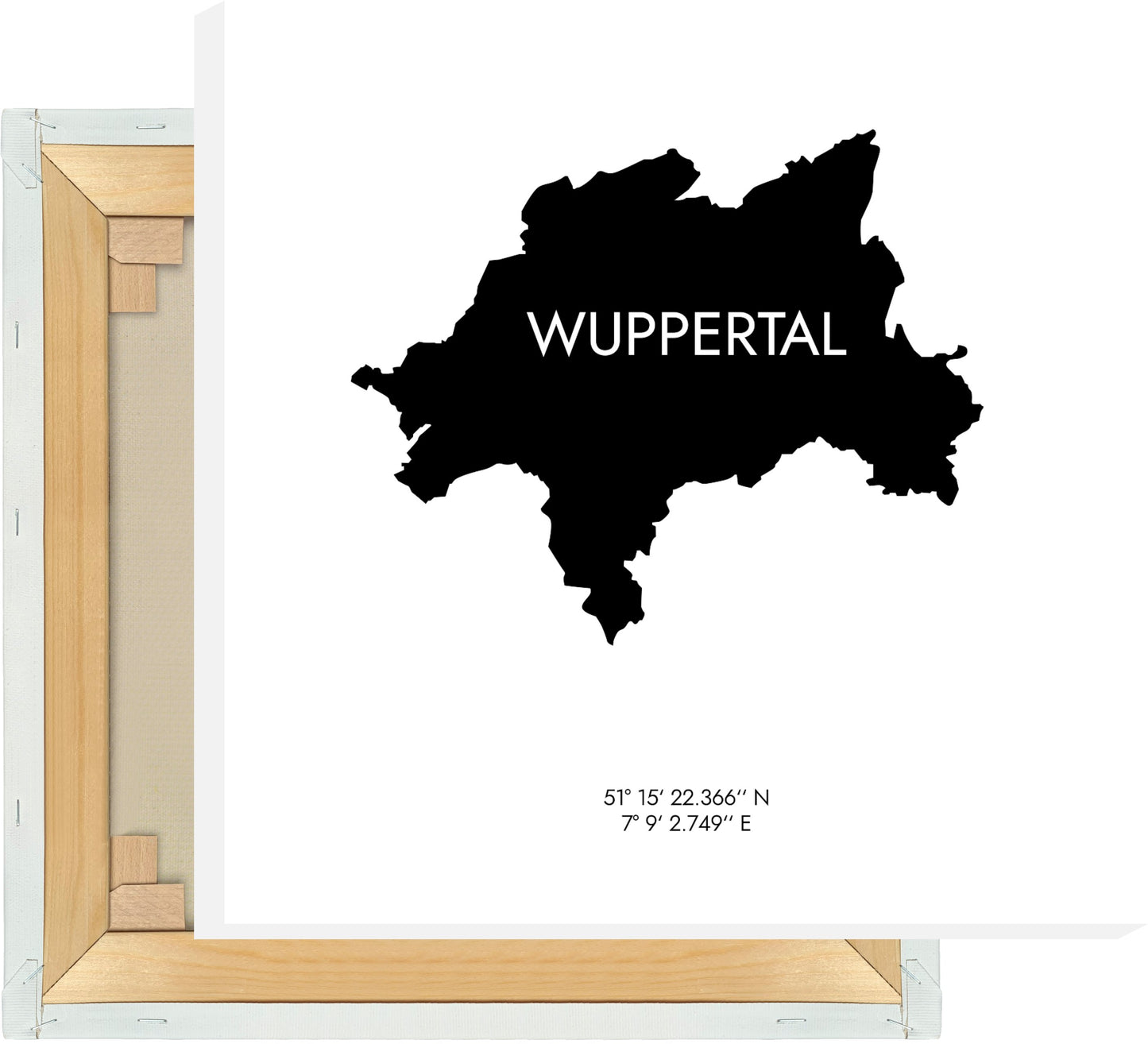 Leinwand Wuppertal Koordinaten #6