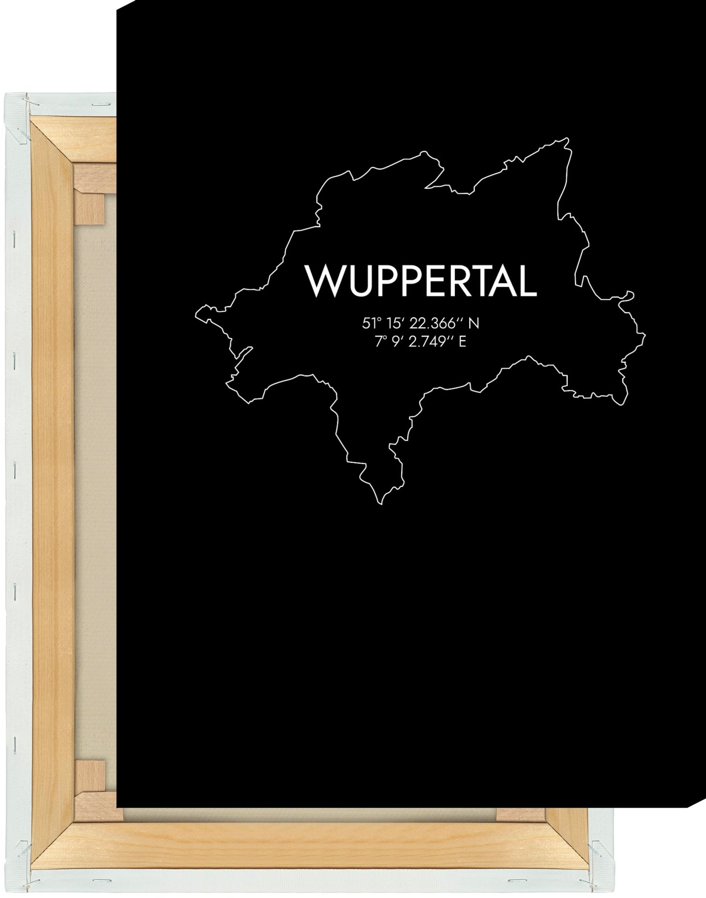 Leinwand Wuppertal Koordinaten #7