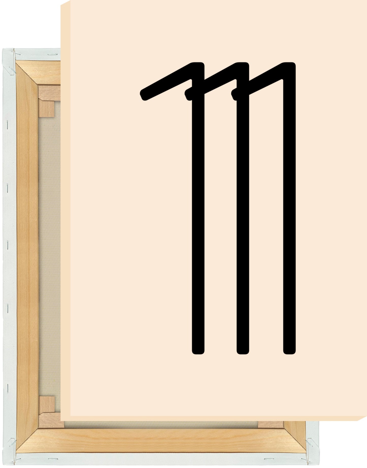 Leinwand Ziffer 1 - Triple