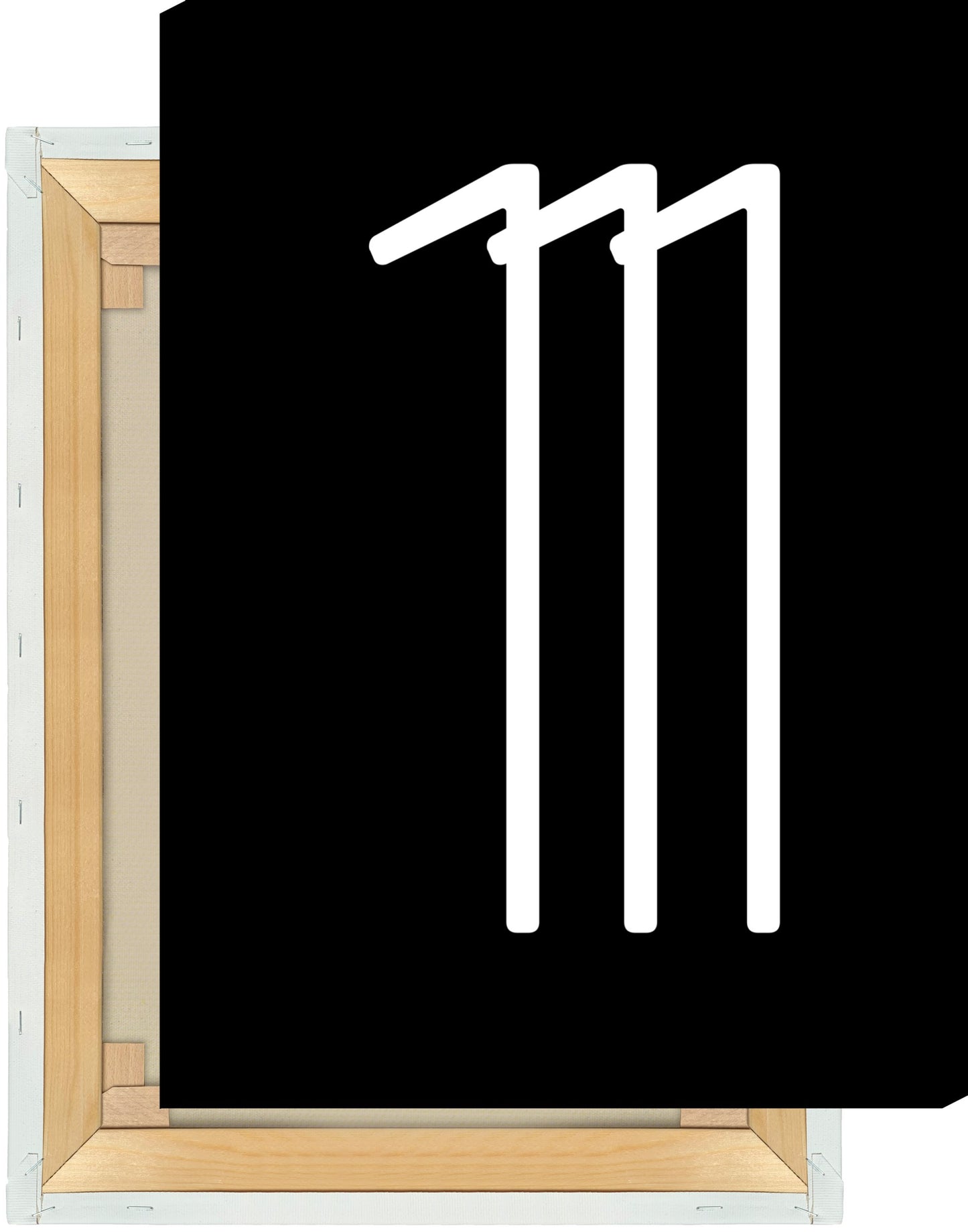 Leinwand Ziffer 1 - Triple