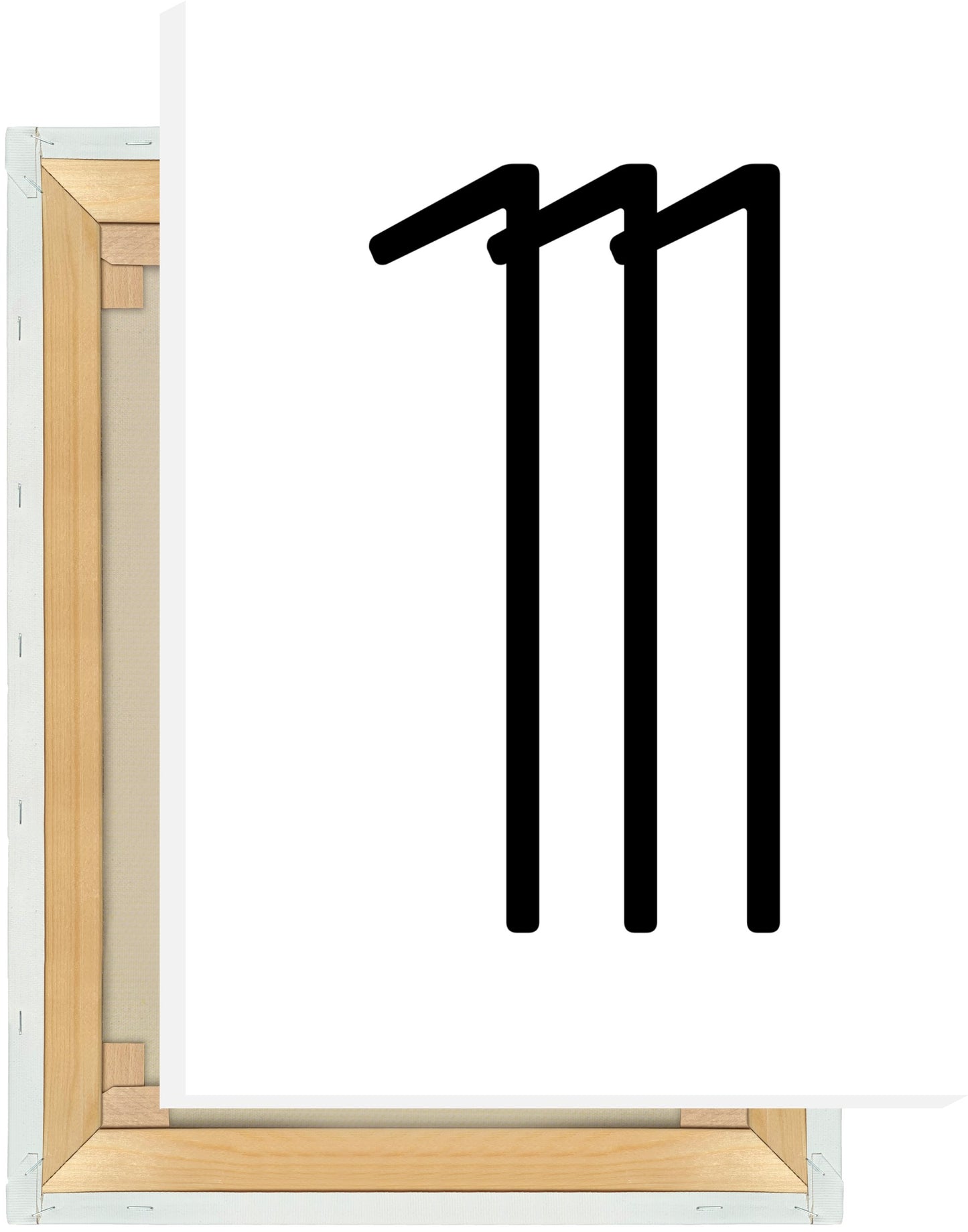 Leinwand Ziffer 1 - Triple