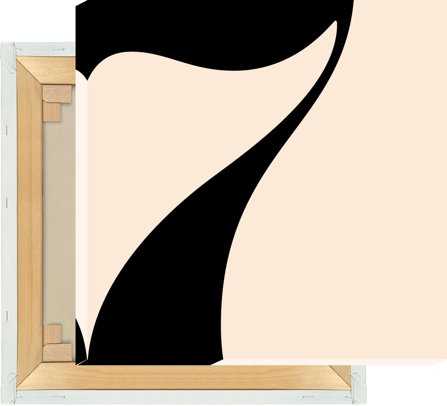 Leinwand Ziffer 7 - Serif