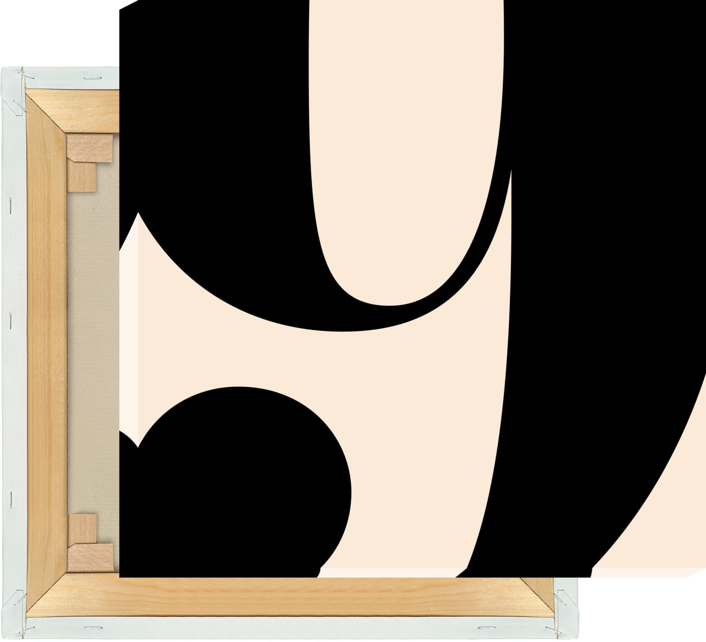 Leinwand Ziffer 9 - Serif