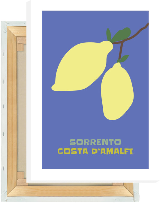 Leinwand Zitronen - Sorrento Costa dAmalfi - La Dolce Vita Collection