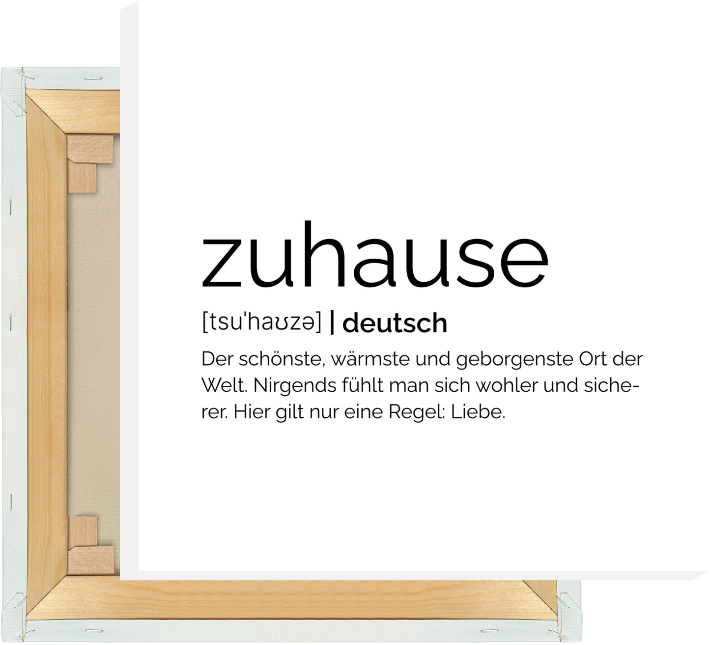 Leinwand Zuhause