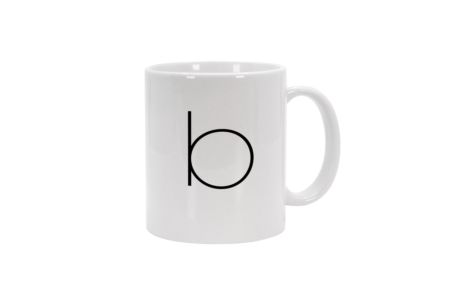 Tasse Buchstabe B - Sans Serif