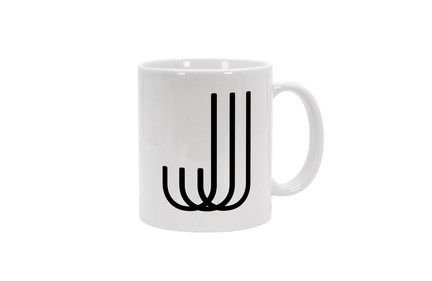 Tasse Buchstabe J