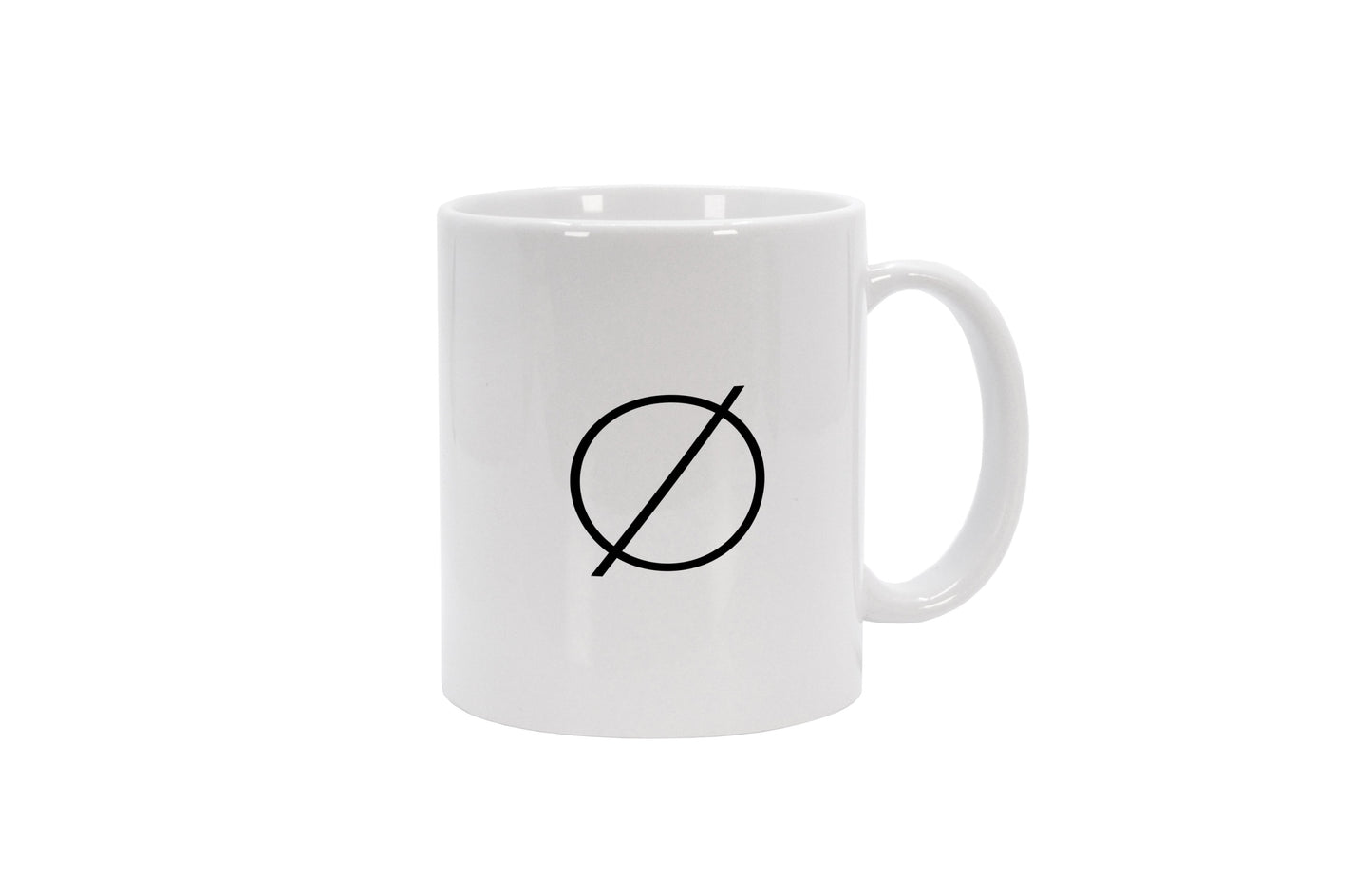 Tasse Buchstabe Ø - Sans Serif