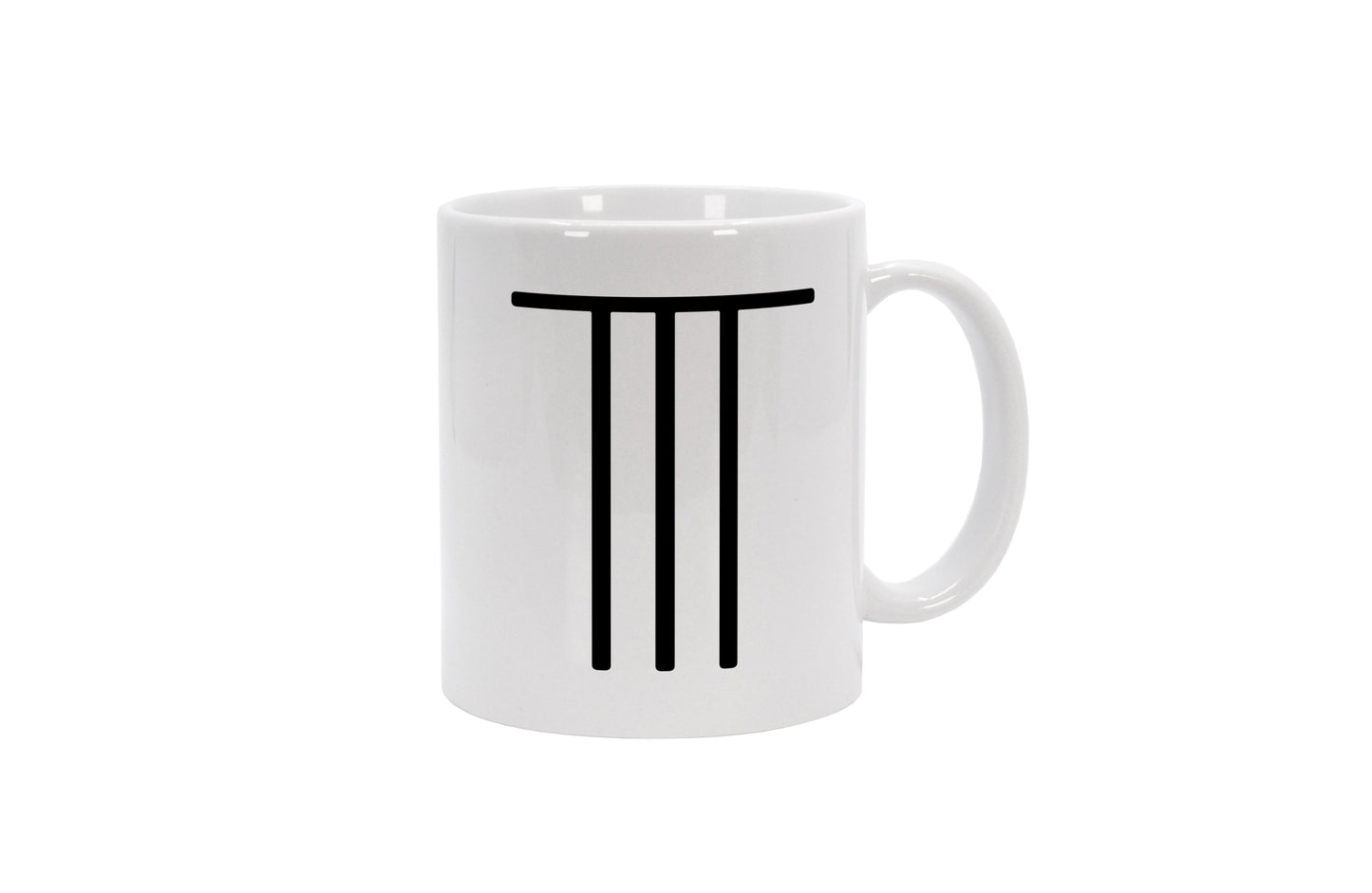 Tasse Buchstabe T
