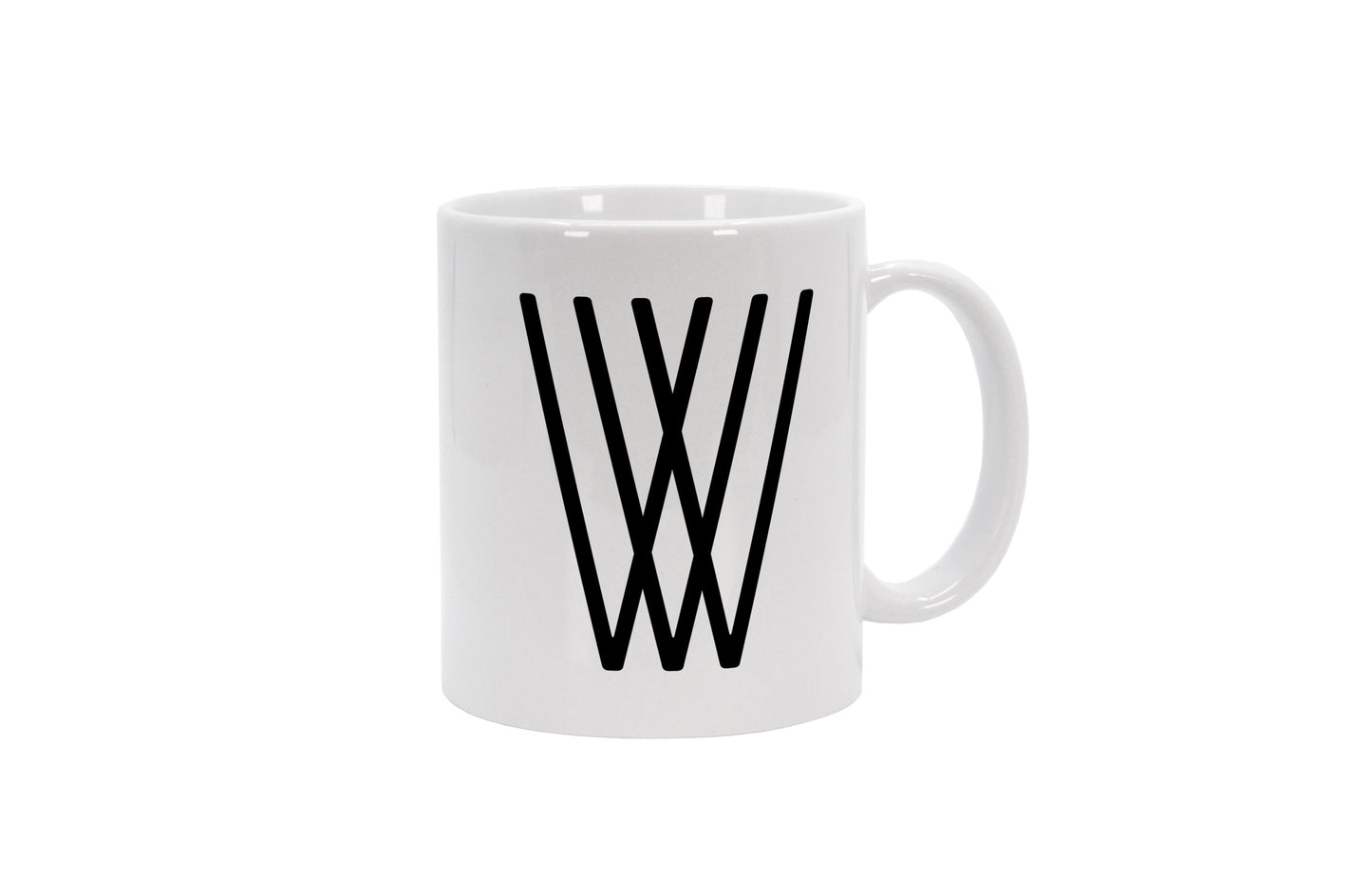 Tasse Buchstabe V