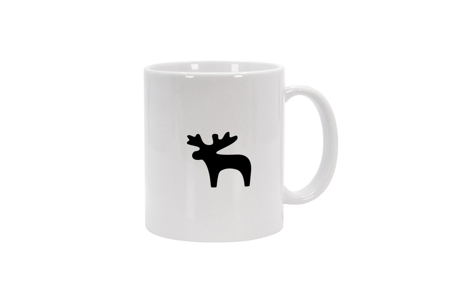 Tasse Elch Outline klein