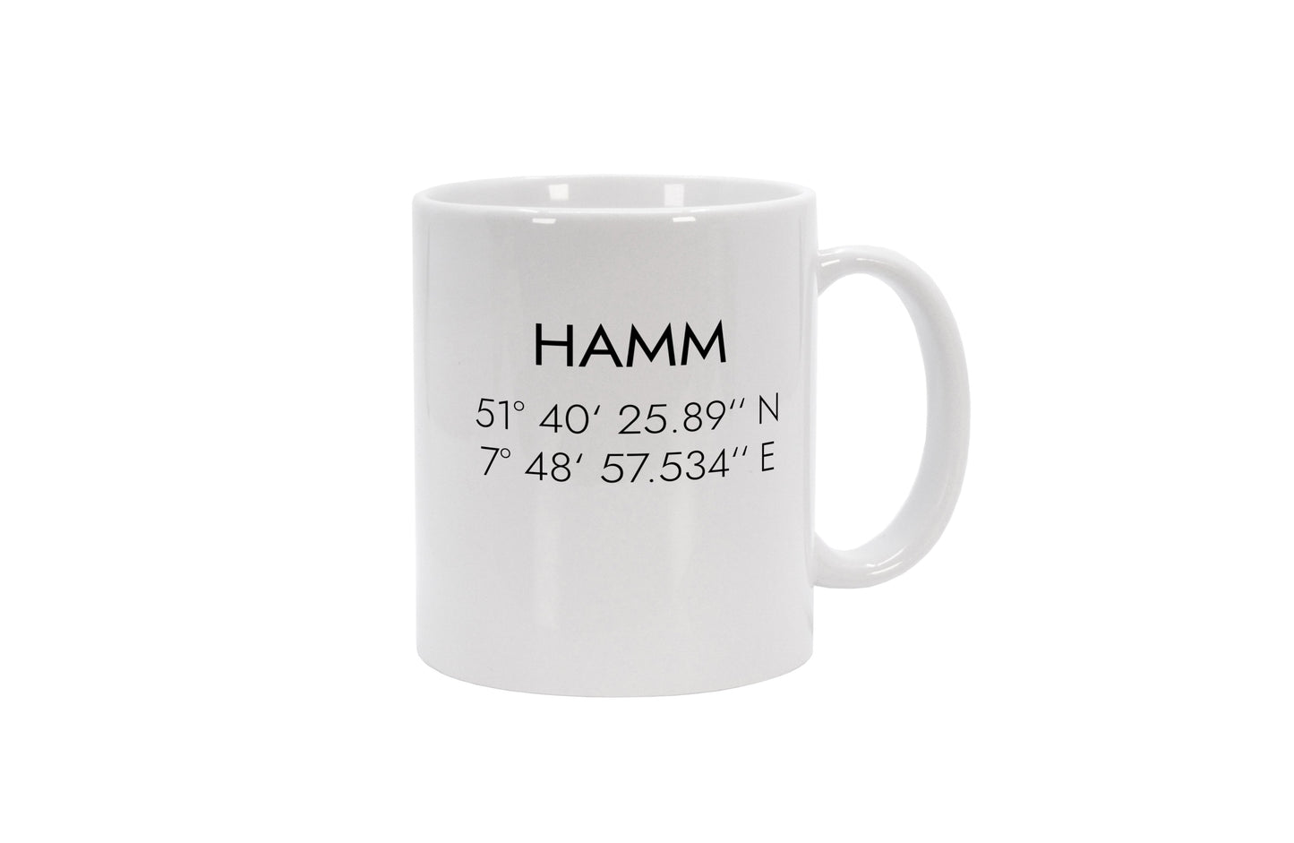 Tasse Hamm Koordinaten #1