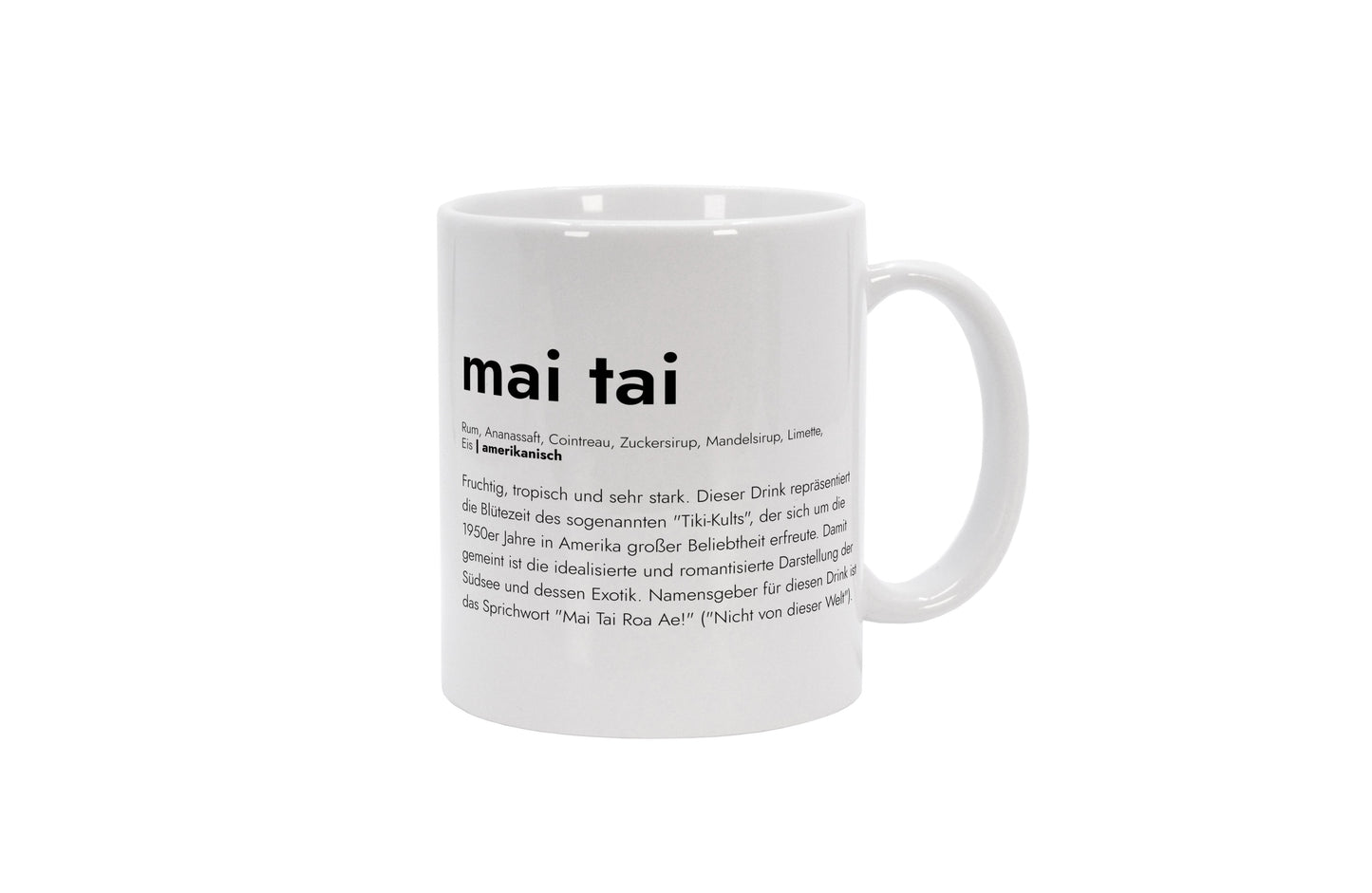 Tasse Mai Tai - Definition