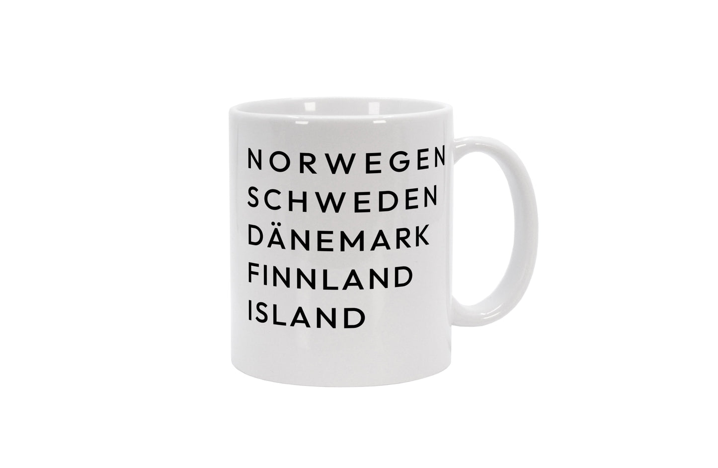 Tasse Skandinavische Länder
