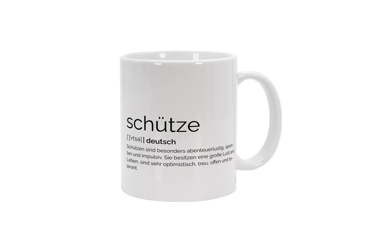 Tasse Sternzeichen Schütze - Definition