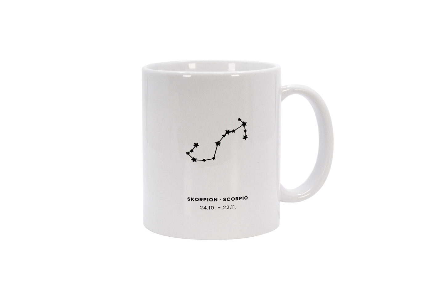 Tasse Sternzeichen Skorpion - Konstellation