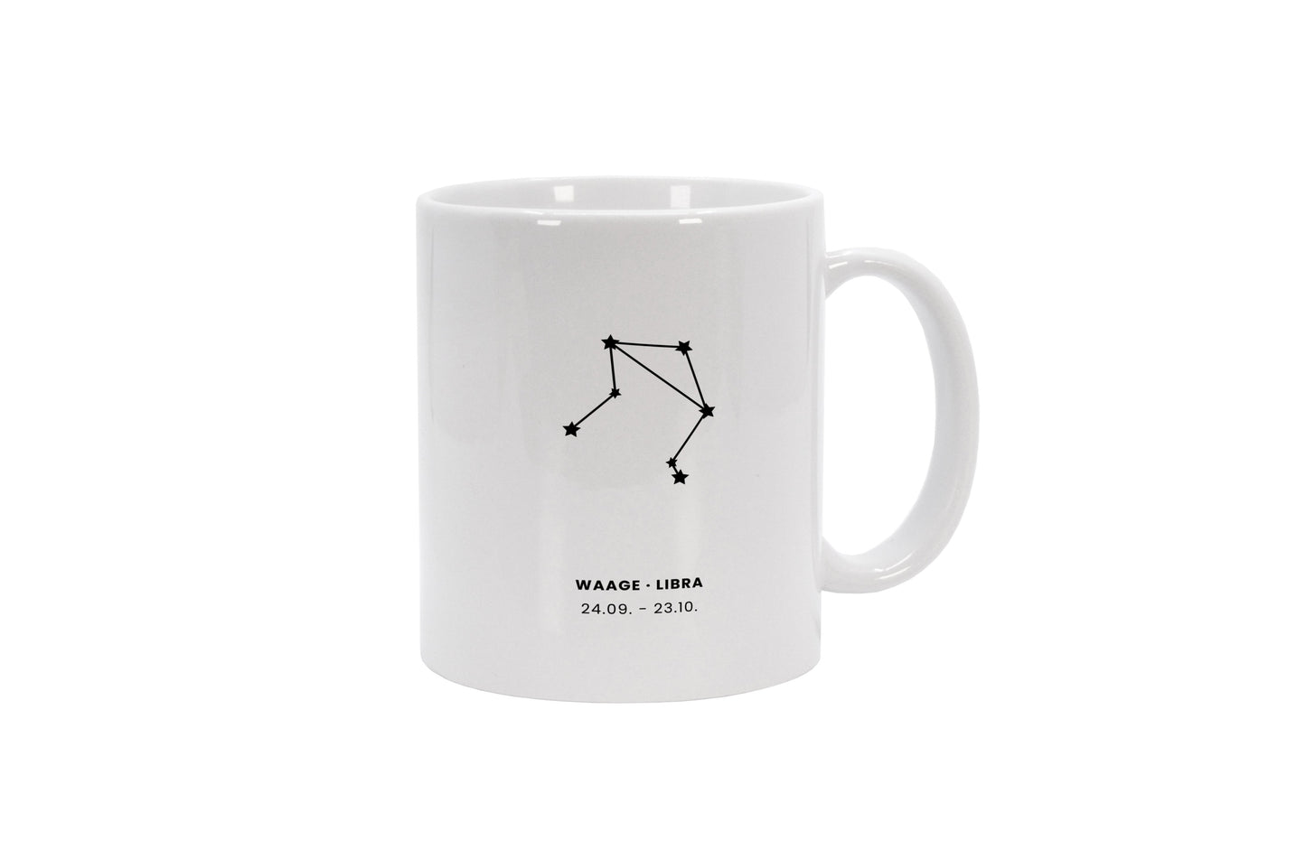 Tasse Sternzeichen Waage - Konstellation