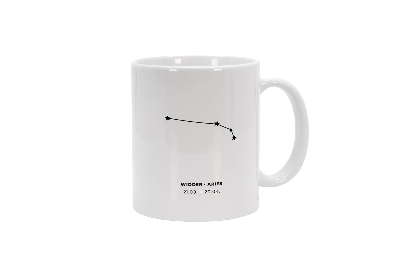 Tasse Sternzeichen Widder - Konstellation