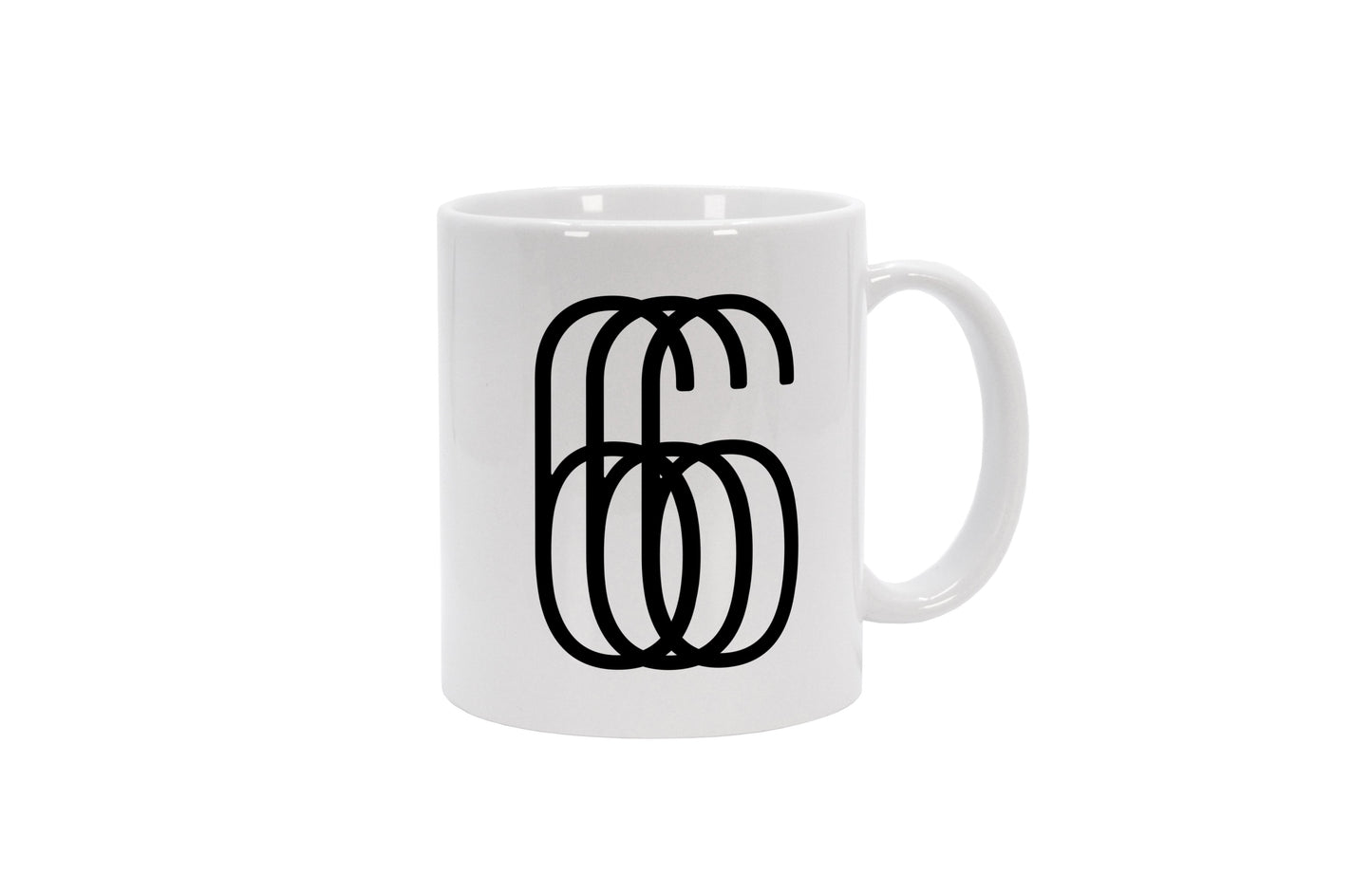 Tasse Ziffer 6 - Triple